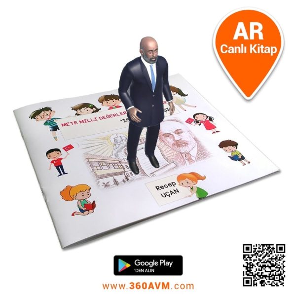 AR Canlı Kitap | Mete Milli Değerlerini Öğreniyor İstiklal Marşı
