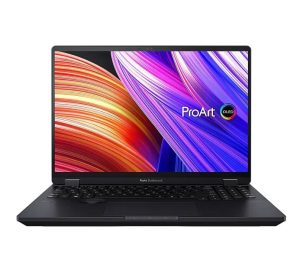ASUS ProArt Studiobook – 16" OLED Touch 3.2K 120Hz Dokunmatik Business Laptop - Intel Core i9 13980HX - 8GB Nvidia GeForce RTX 4070 GDDR6 - 32GB DDR5 RAM 5200MHz - 1TB PCIe 4 SSD - Win 11 Home - Mineral Siyahı