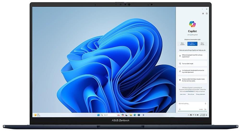 ASUS Zenbook 14 – 14" OLED 3K Dokunmatik Laptop Intel Core Ultra 7 155H Intel Arc Graphics 32GB LPDDR5X RAM 1TB Pcle 4 SSD Win 11 Pro Mavi