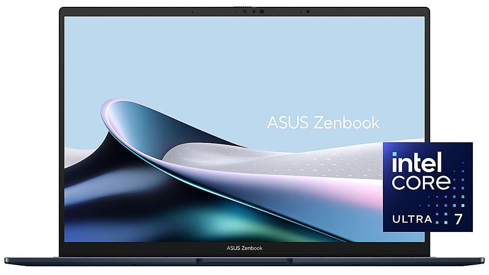 İkinci resim of ASUS Zenbook 14 – 14" OLED 3K Dokunmatik Laptop Intel Core Ultra 7 155H Intel Arc Graphics 32GB LPDDR5X RAM 1TB Pcle 4 SSD Win 11 Pro Mavi