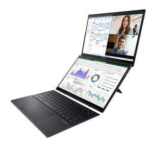 ASUS Zenbook DUO Dual – 14" OLED WUXGA Dokunmatik Business Laptop Intel Core Ultra 7 155H Intel Arc Graphics 16GB LPDDR5X RAM 1TB Pcle 4 SSD Win 11 Home Gri