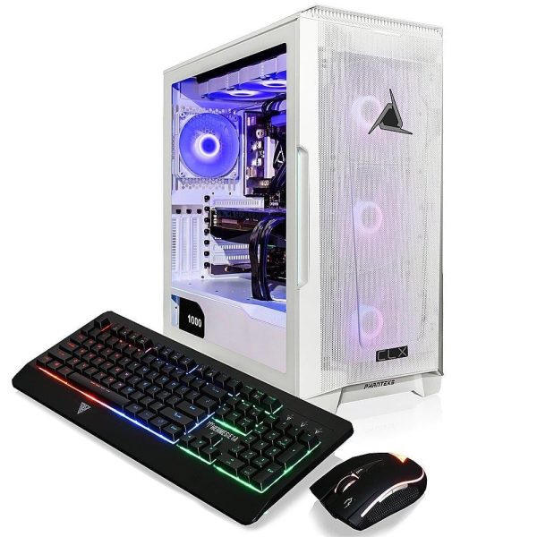 VR Ready - CLX SET – Gaming Desktop Dikey - Intel Core i9 13900KF - 24GB Nvidia GeForce RTX 4090 - 64GB DDR5 RAM - SSD+HDD 1TB PCIe 6TB 5400 rpm - Win 11 Home - Sıvı Soğutma - 1000 W - Beyaz