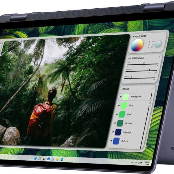 İkinci resim of Dell Inspiron – 16" LED QHD+ 165Hz Dokunmatik 2'si 1 Arada Laptop Intel Core Ultra 7 155H Intel Arc Graphics 32GB LPDDR5X RAM 1TB Pcle 4 SSD Win 11 Home Gece Mavisi