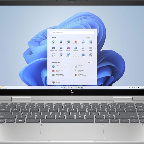 HP Envy – 14" IPS FHD Dokunmatik 2'si 1 Arada Laptop Intel Core 7 150U Intel Graphics 16GB DDR4 RAM 512GB Pcle SSD Win 11 Home Gümüş