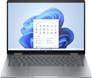 HP Envy – 14" IPS WUXGA Dokunmatik 2'si 1 Arada Laptop Intel Core Ultra 5 125U Intel Arc Graphics 16GB LPDDR5 RAM 512GB Pcle SSD Win 11 Home Meteor Gümüş