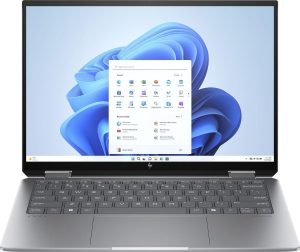 HP Envy – 14" IPS WUXGA Dokunmatik 2'si 1 Arada Laptop Intel Core 7 155U Intel Arc Graphics 16GB LPDDR5 RAM 1TB Pcle 4 SSD Win 11 Home  Meteor Gümüş