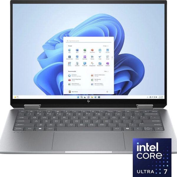 İkinci resim of HP Envy – 14" IPS WUXGA Dokunmatik 2'si 1 Arada Laptop Intel Core Ultra 7 155U Intel Arc Graphics 32GB LPDDR5 RAM 1TB Pcle 4 SSD Win 11 Home Gümüş