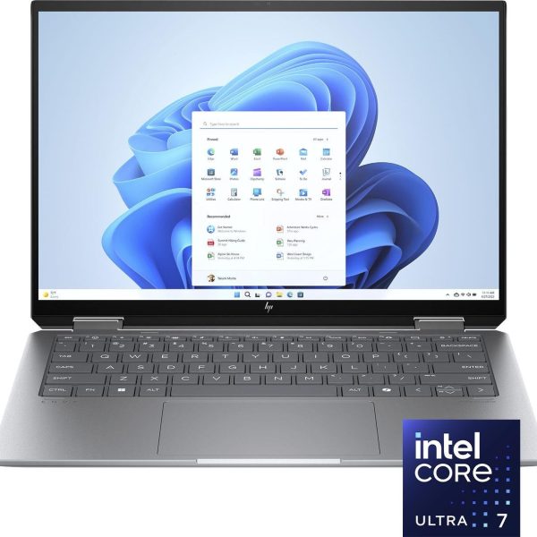 İkinci resim of HP Envy – 14" IPS WUXGA Dokunmatik 2'si 1 Arada Laptop Intel Core 7 155U Intel Arc Graphics 16GB LPDDR5 RAM 1TB Pcle 4 SSD Win 11 Home  Meteor Gümüş