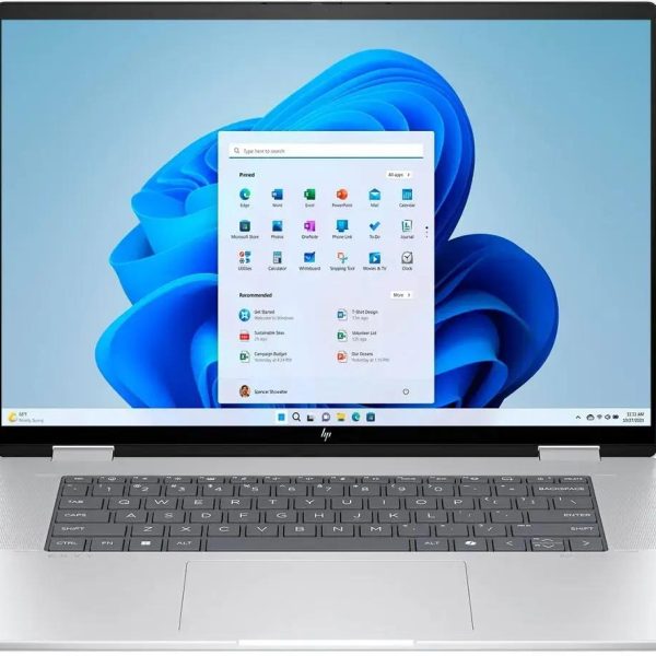 İkinci resim of HP Envy 16 x360 – 16" IPS FHD+ Dokunmatik 2'si 1 Arada Laptop Intel Core Ultra 7 155U Intel Arc Graphics 32GB LPDDR5 RAM 512GB Pcle SSD Win 11 Pro Gümüş