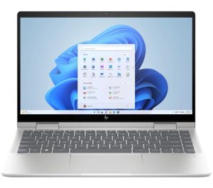 HP Envy x360 – 14" IPS FHD Dokunmatik 2'si 1' arada - Intel Core 5 120U - Intel Arc Graphics - 8GB DDR4 RAM 3200MHz - 512GB PCIe 4 SSD - Win 11 Home - Natural Gri