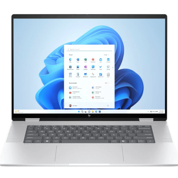 HP Envy 2 – 16" IPS WUXGA Dokunmatik 2'si 1' arada – Intel Core Ultra 5 125U – Intel Arc Graphics – 16GB LPDDR5X RAM 6400MHz – 512GB PCIe 4 SSD – Win 11 Home – Buzul Gümüşü