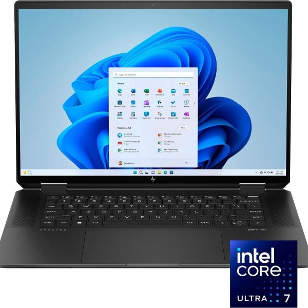 HP Spectre – 16" 2.8K OLED Dokunmatik - 2'si 1 Arada Laptop - Intel Core Ultra 7 155H - Nvidia RTX 4050 - 32GB LPDDR5X RAM - 1TB Pcle 4 SSD - Win 11 Home - Geceyarısı Siyahı