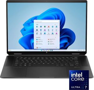 HP Spectre – 16" IPS QHD+ 120Hz Dokunmatik 2'si 1 Arada Laptop Intel Core Ultra 7 155H Intel Arc Graphics 16GB LPDDR5X RAM 1TB Pcle 4 SSD Win 11 Home Siyah