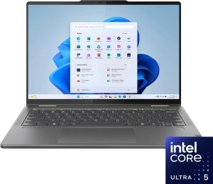 Lenovo Yoga 7i – 14" IPS WUXGA Dokunmatik 2'si 1 Arada Laptop Intel Core Ultra 5 125U Intel Irıs Xe Graphics 16GB LPDDR5 RAM 512GB Pcle 4 SSD Win 11 Home Fırtına Grisi