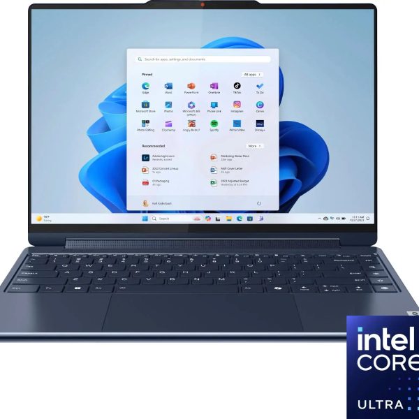 Lenovo Yoga 9i – 14" OLED Touchscreen 60Hz Dokunmatik 2'si 1' arada - Intel Core Ultra 7 155H - Intel Arc Graphics - 32GB LPDDR5X RAM 7467MHz - 1TB PCIe 4 SSD - Win 11 Home - Kozmik Mavi