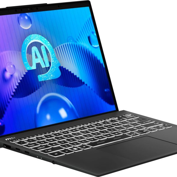 İkinci resim of MSI Prestige – 13.3" OLED 5.18MA Business Laptop Intel Core Ultra 7 155H Intel Arc Graphics 32GB LPDDR5 RAM 1TB Pcle 4 SSD Win 11 Home Gri