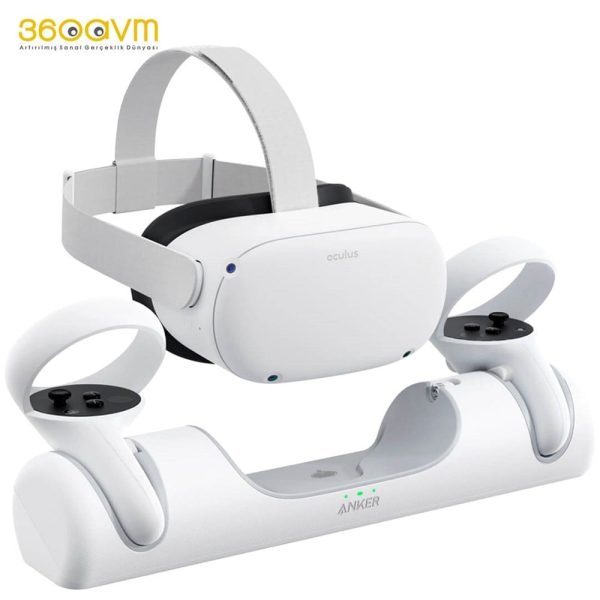 İkinci resim of Meta (Oculus) Quest 2 için Anker Şarj İstasyonu