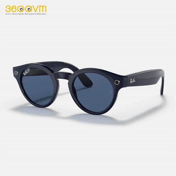 RAY-BAN STORIES ROUND MAVİ