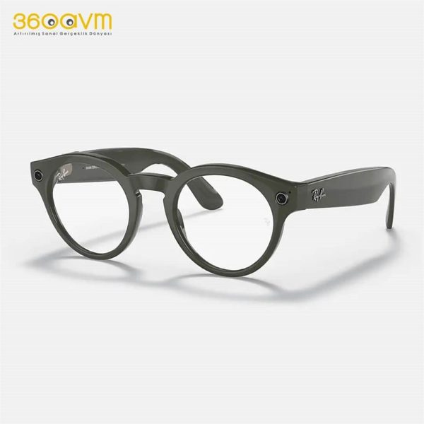 RAY-BAN STORIES ROUND OLİVE AÇIK YEŞİL