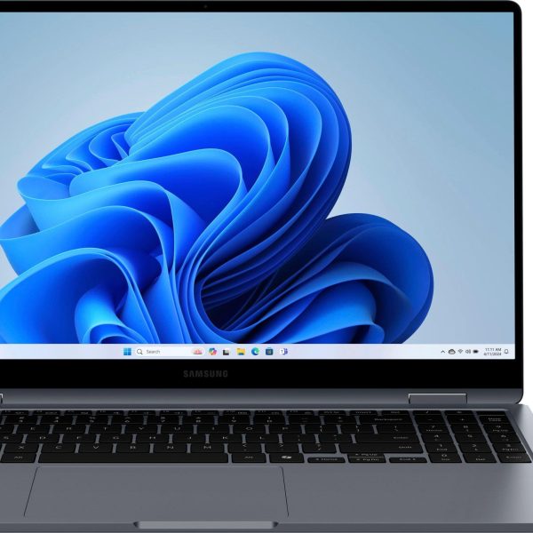 Samsung Galaxy Book4 360 – 15.6" AMOLED FHD Dokunmatik 2'si 1 Arada Laptop Intel Core 7 155U Intel Arc Graphics 16GB LPDDR5 RAM 512GB Pcle 4 SSD Win 11 Home Gri