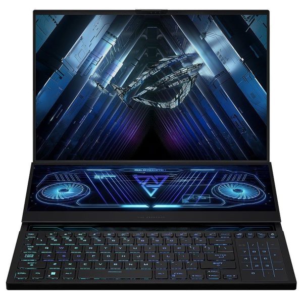 VR Ready – ASUS ROG Zephyrus Duo 16 – 16" IPS QHD 240Hz Dokunmatik Gaming Laptop - AMD Ryzen 9 7945HX - 16GB Nvidia GeForce RTX 4090 - 32GB DDR5 RAM - 2TB PCle4 SSD - Win 11 Pro - Siyah