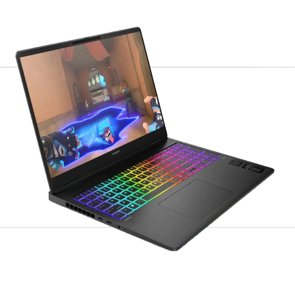 İkinci görselHP OMEN - MAX 16" 240Hz Gaming Laptop - Intel Core Ultra 9 275HX with 32GB Memory - NVIDIA GeForce RTX 5080 - 1TB SSD - Shadow Black